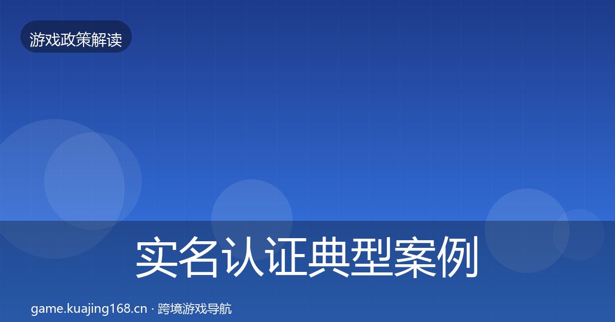 实名认证典型案例解析要点梳理·第383篇
