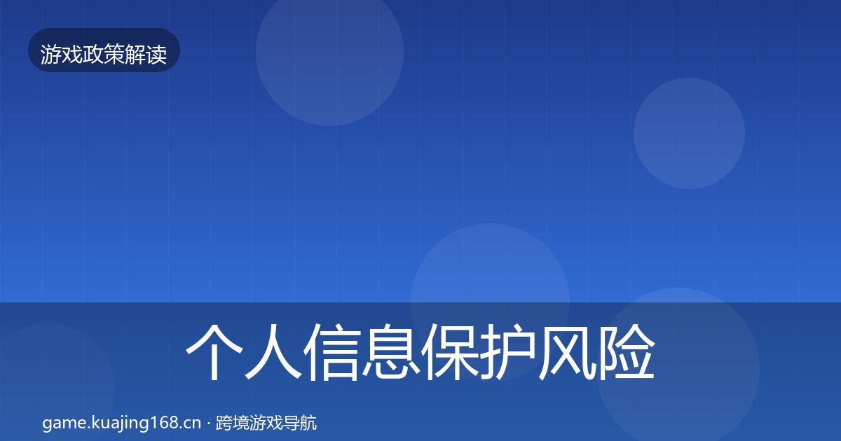 个人信息保护风险预警清单要点梳理·第387篇