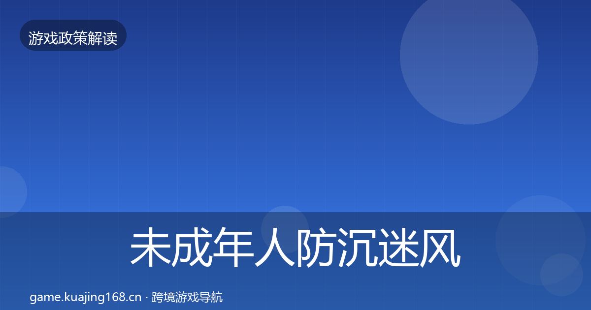 未成年人防沉迷风险预警清单实践指南·第466篇