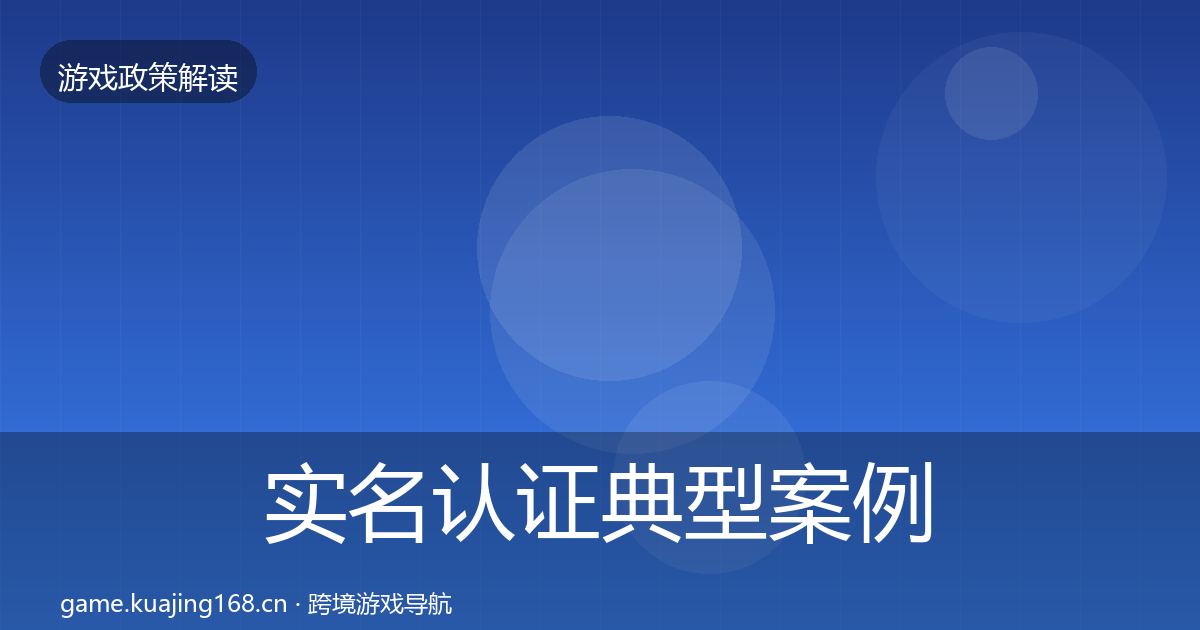 实名认证典型案例解析要点梳理·第743篇