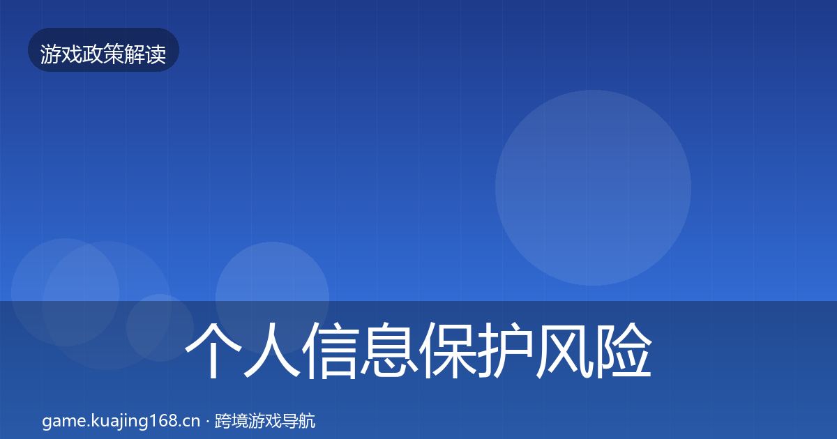 个人信息保护风险预警清单要点梳理·第787篇