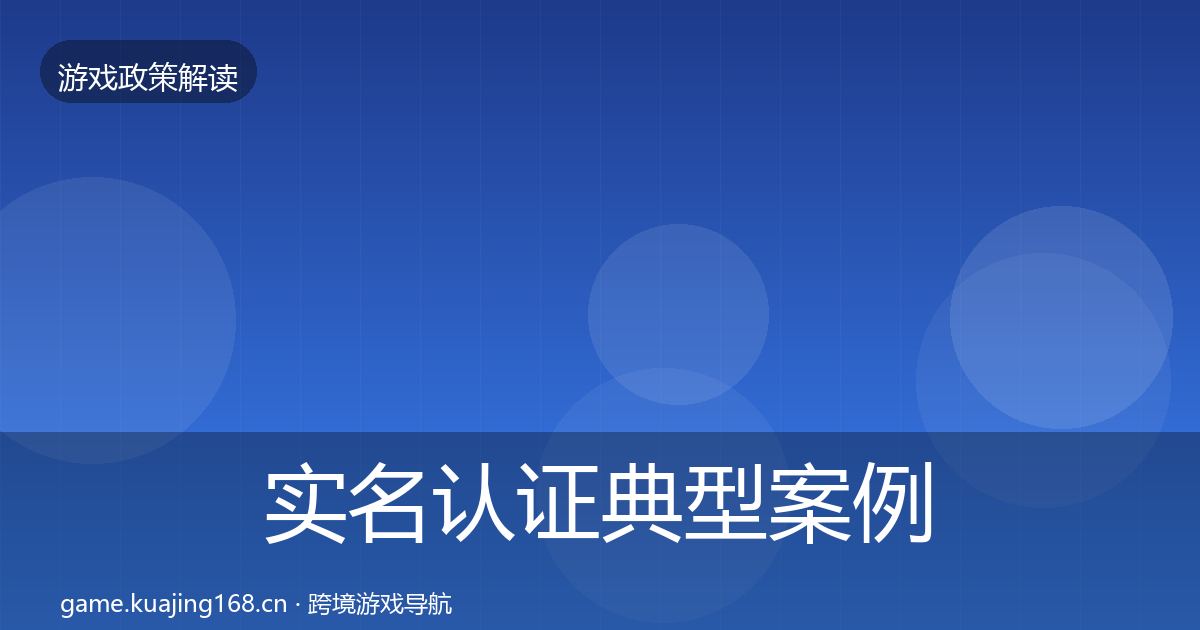 实名认证典型案例解析要点梳理·第863篇