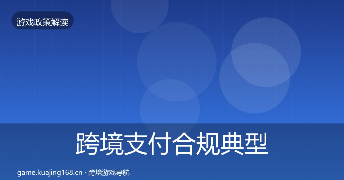 跨境支付合规典型案例解析入门到进阶·第1142篇
