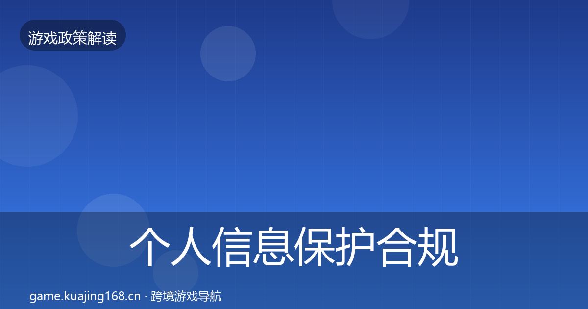 个人信息保护合规实操指南要点梳理·第1252篇