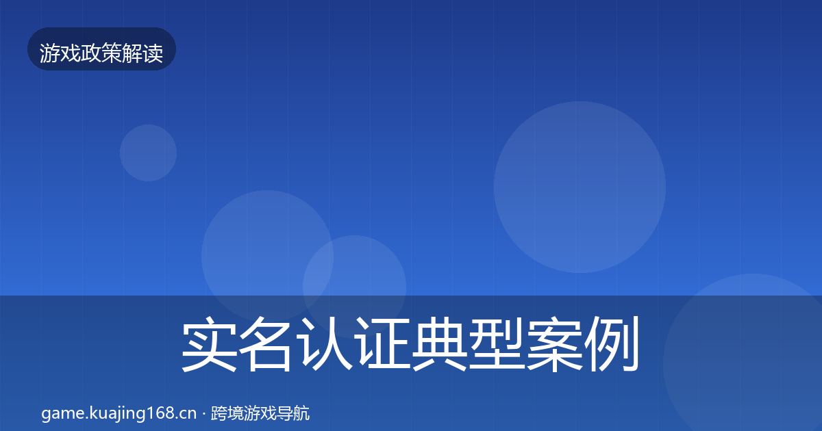 实名认证典型案例解析要点梳理·第1263篇