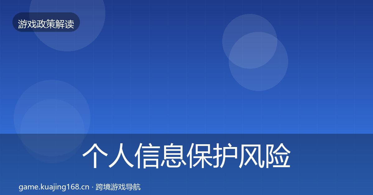 个人信息保护风险预警清单要点梳理·第1267篇