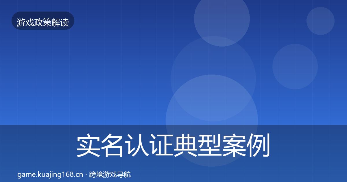 实名认证典型案例解析要点梳理·第1383篇