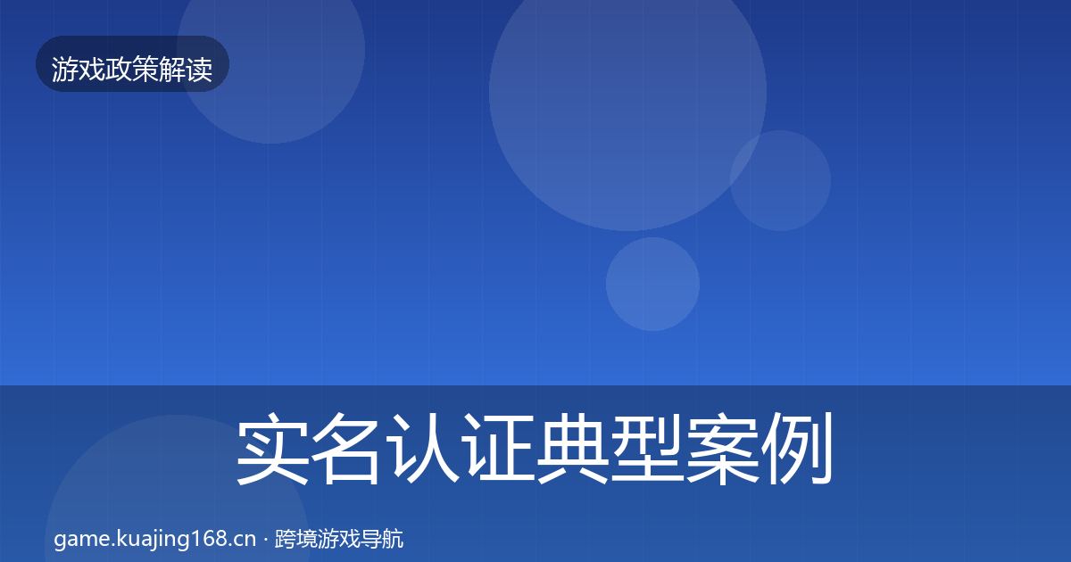 实名认证典型案例解析要点梳理·第1663篇
