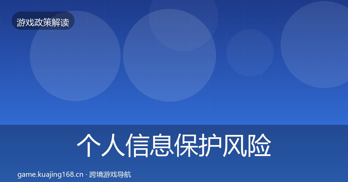 个人信息保护风险预警清单要点梳理·第2067篇