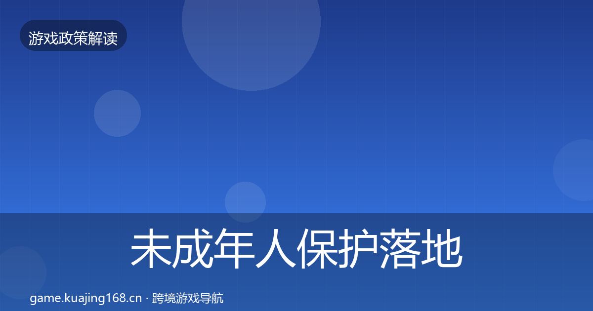 未成年人保护落地步骤要点梳理·第2074篇