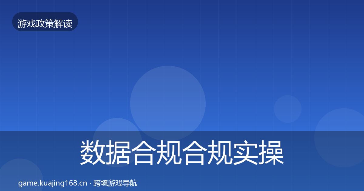 数据合规合规实操指南要点梳理·第2331篇