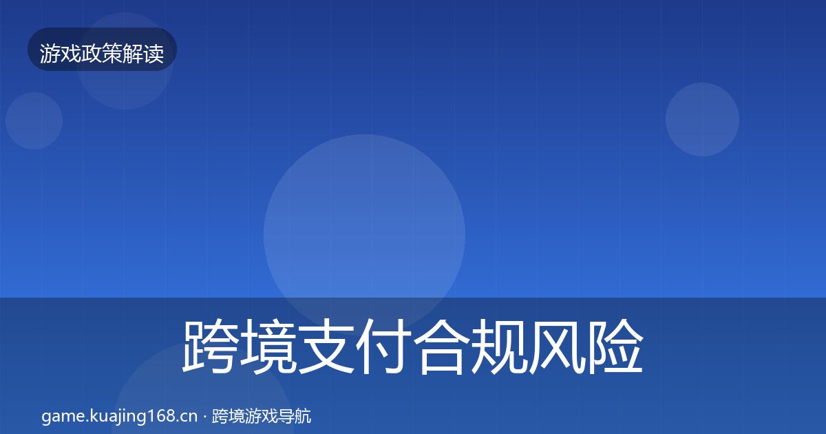 跨境支付合规风险预警清单入门到进阶