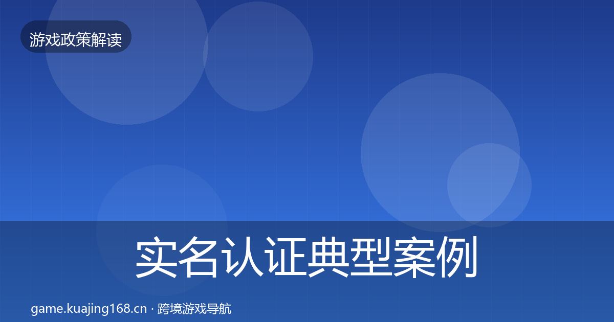 实名认证典型案例解析要点梳理·第2383篇