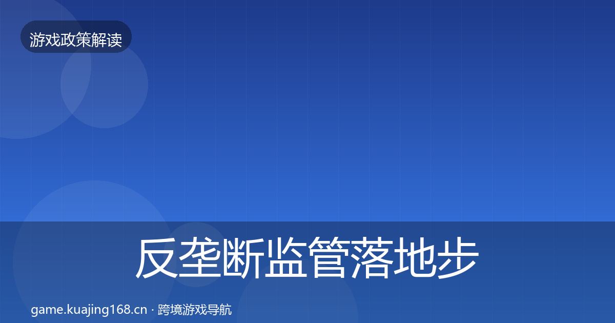 反垄断监管落地步骤入门到进阶·第2514篇