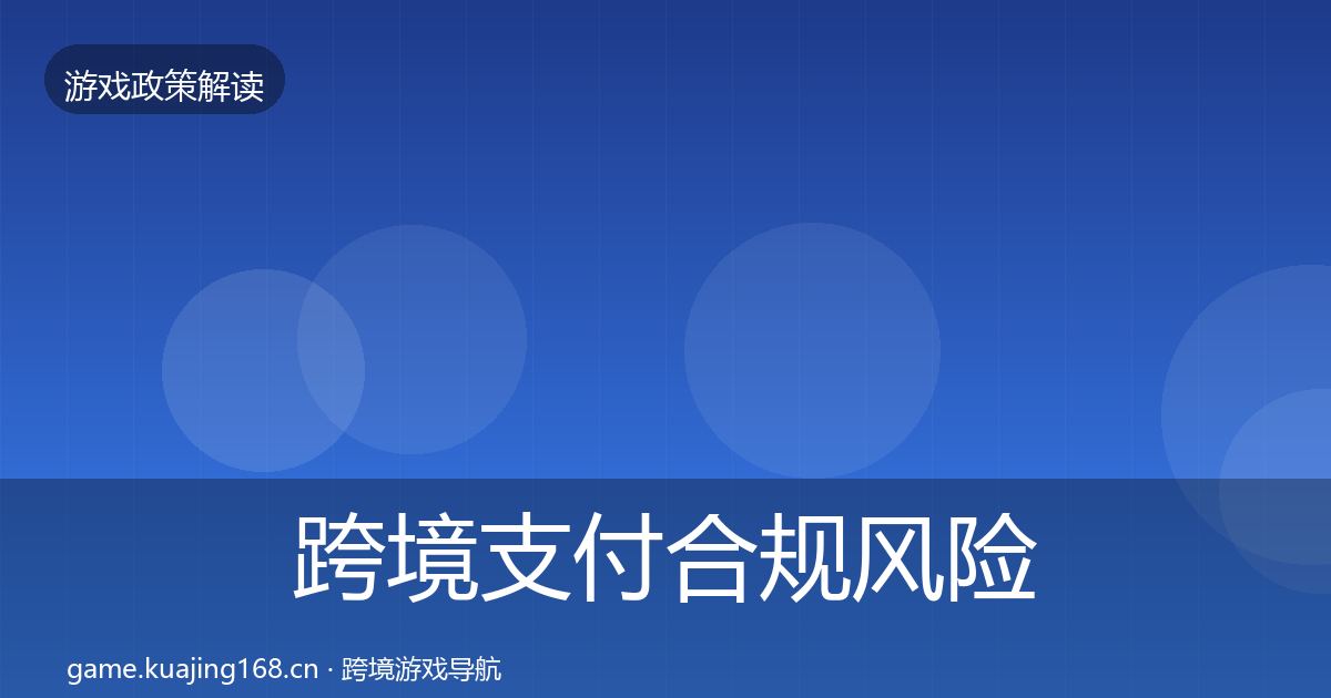 跨境支付合规风险预警清单入门到进阶