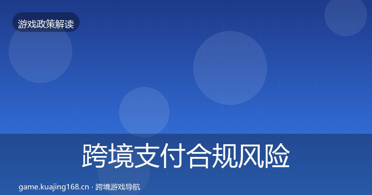 跨境支付合规风险预警清单入门到进阶