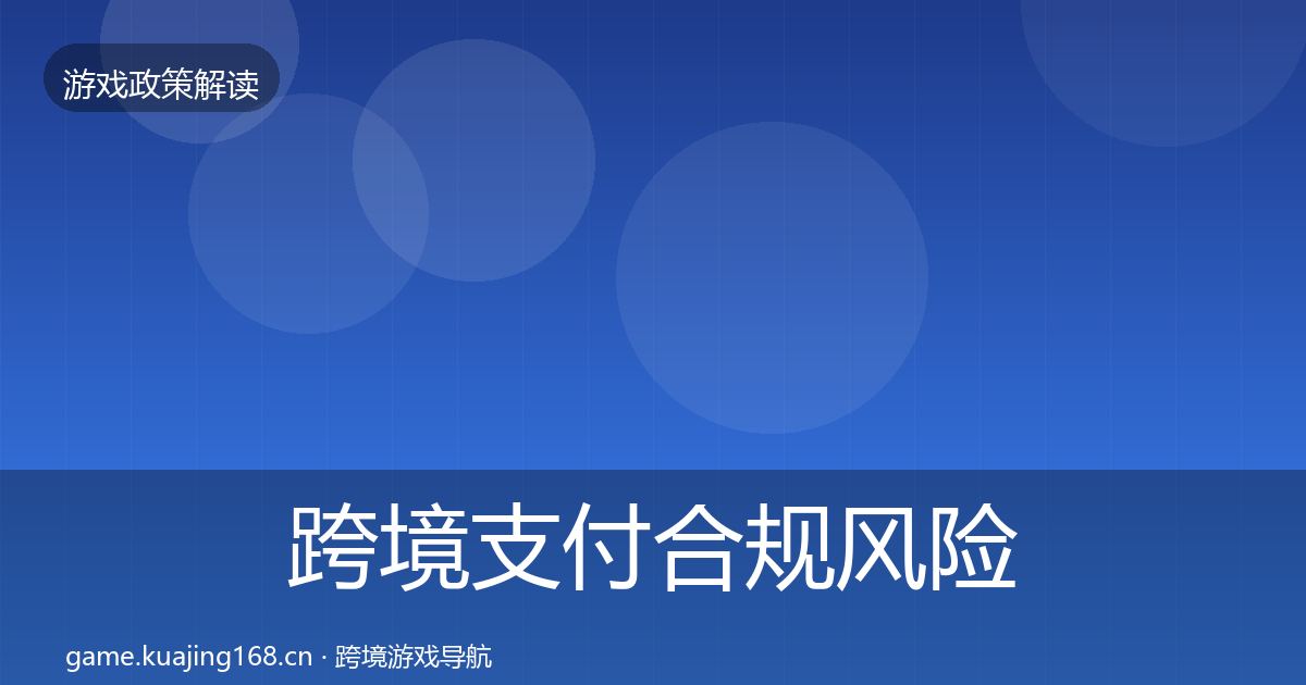 跨境支付合规风险预警清单入门到进阶