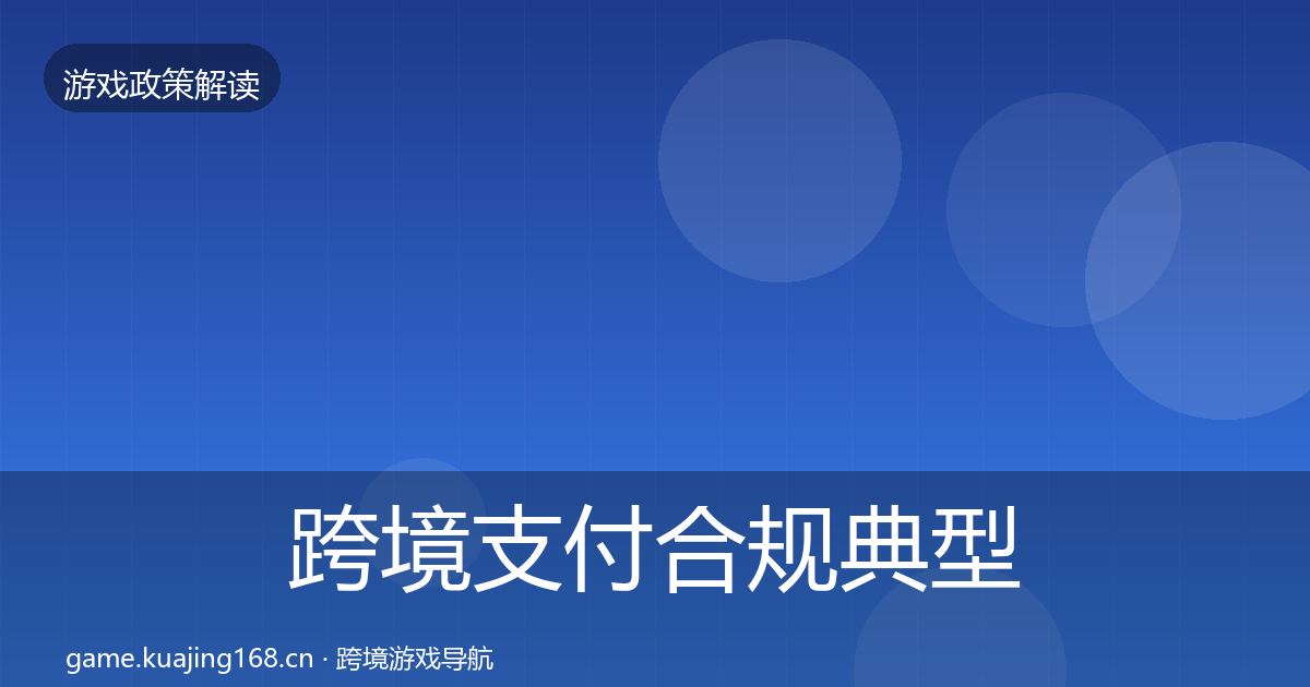 跨境支付合规典型案例解析入门到进阶·第3542篇