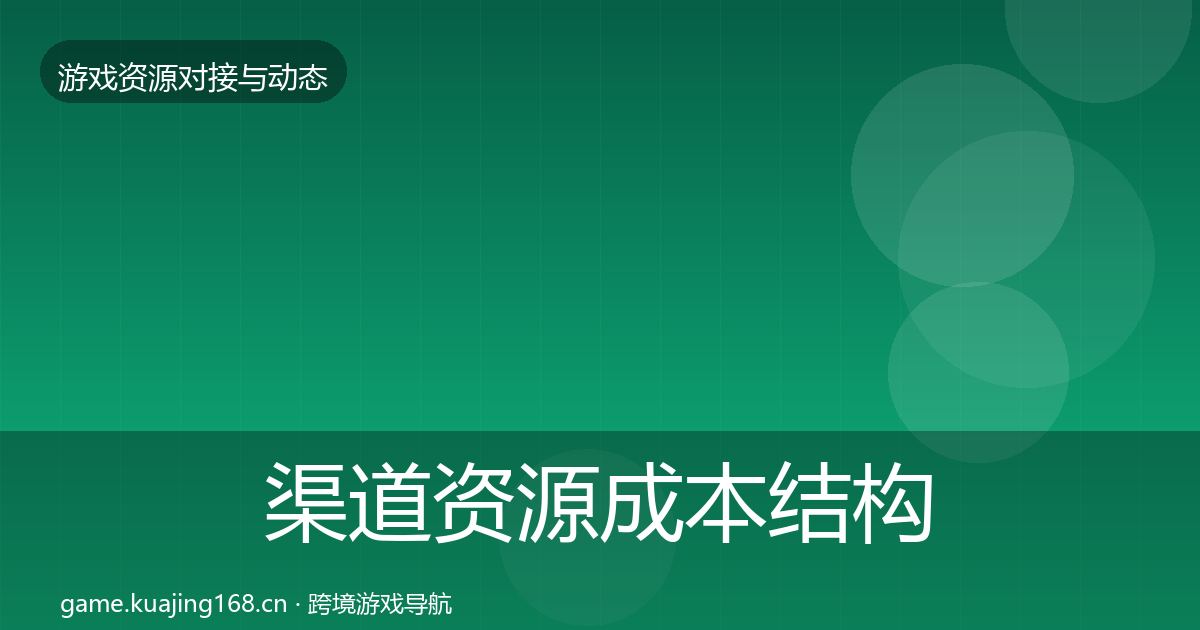 渠道资源成本结构分析全指南：2027年