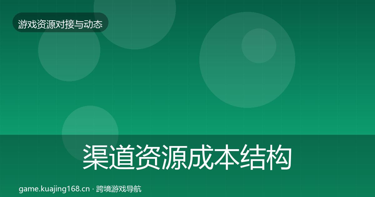 渠道资源成本结构分析全指南：深度