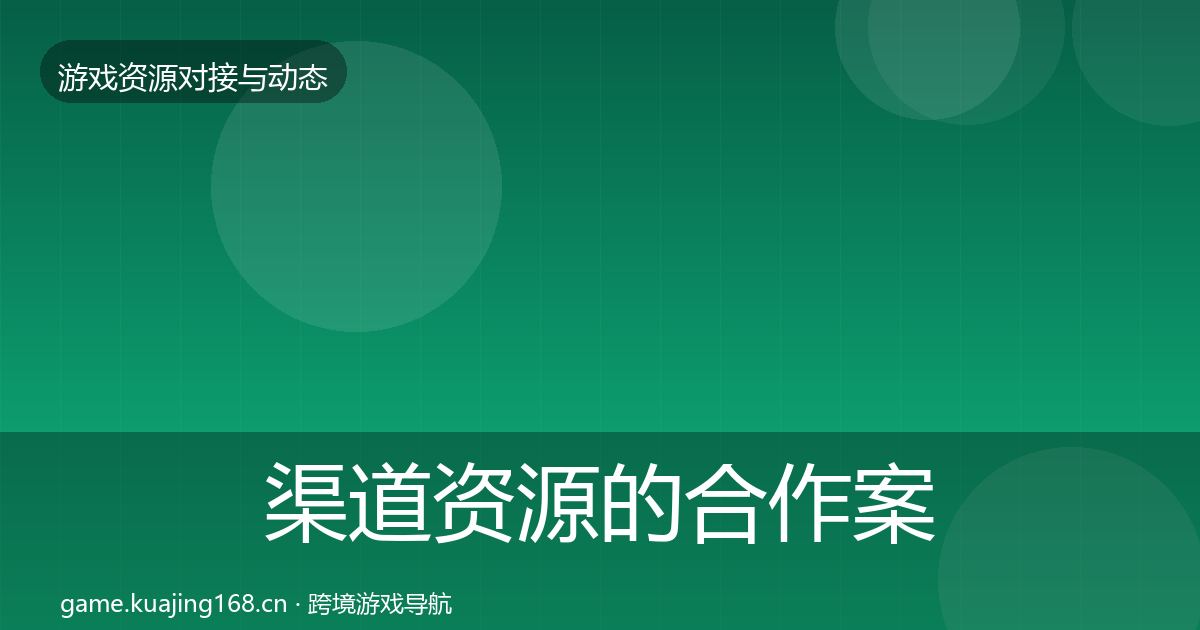 渠道资源的合作案例（2027年）