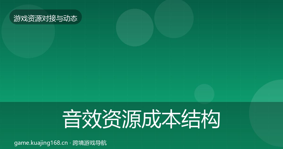 音效资源成本结构分析全指南：深度