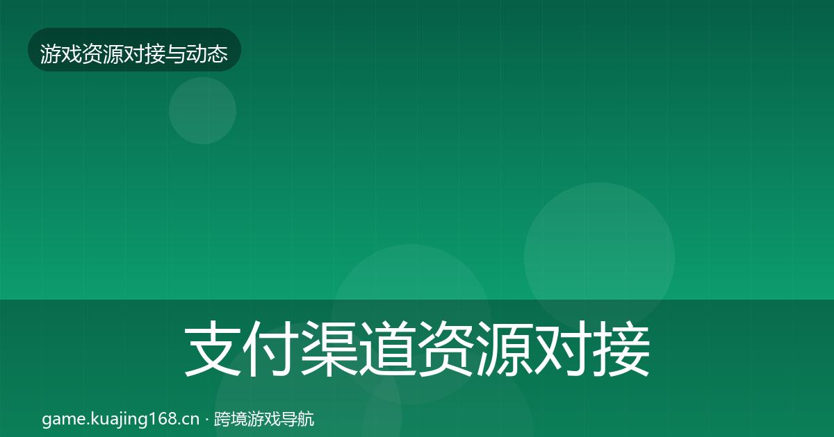 支付渠道资源对接指南全指南:2026年