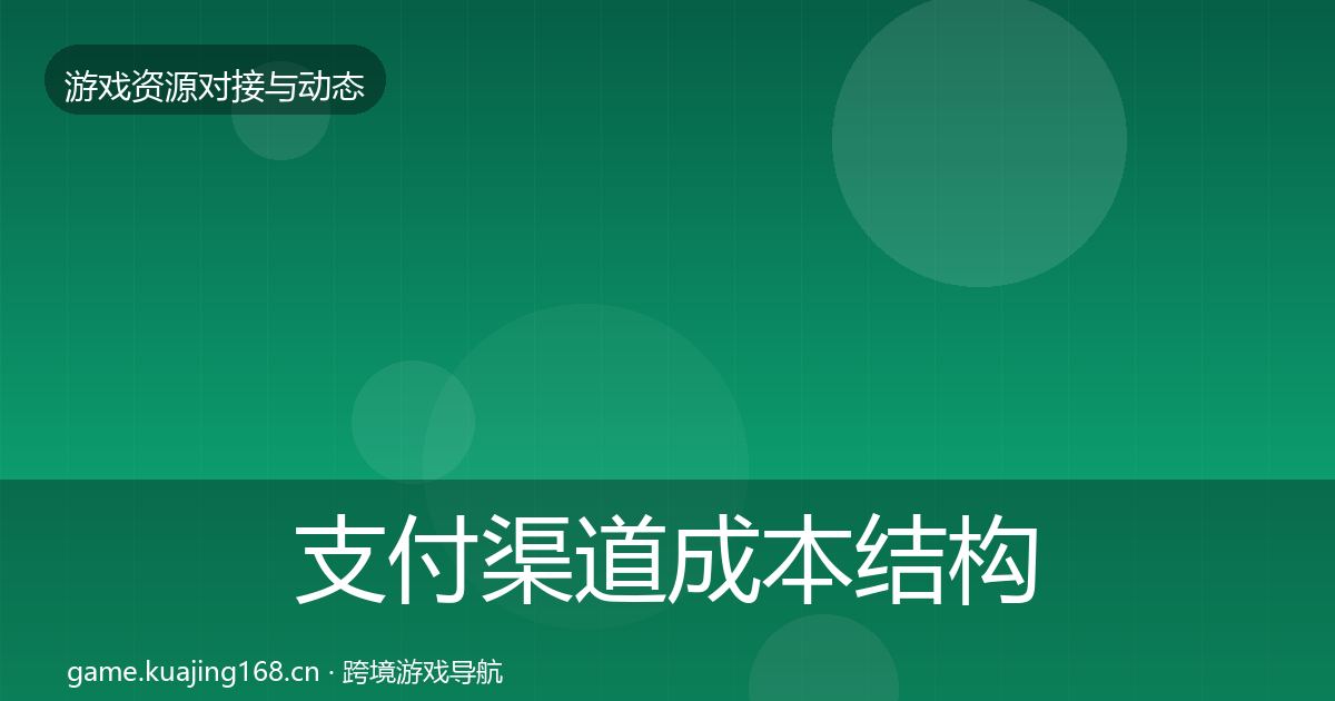 支付渠道成本结构分析全指南：最新