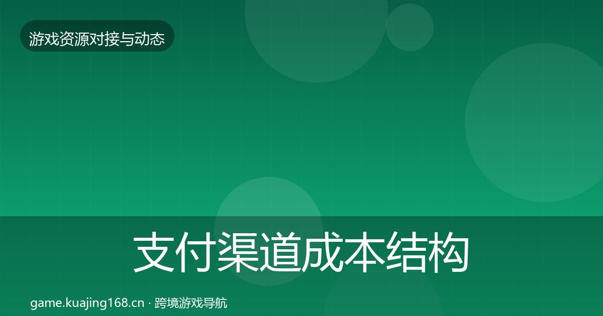 支付渠道成本结构分析全指南：全面