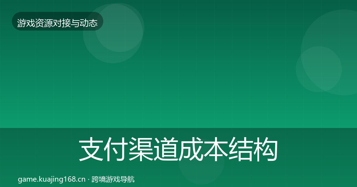 支付渠道成本结构分析全指南：深度