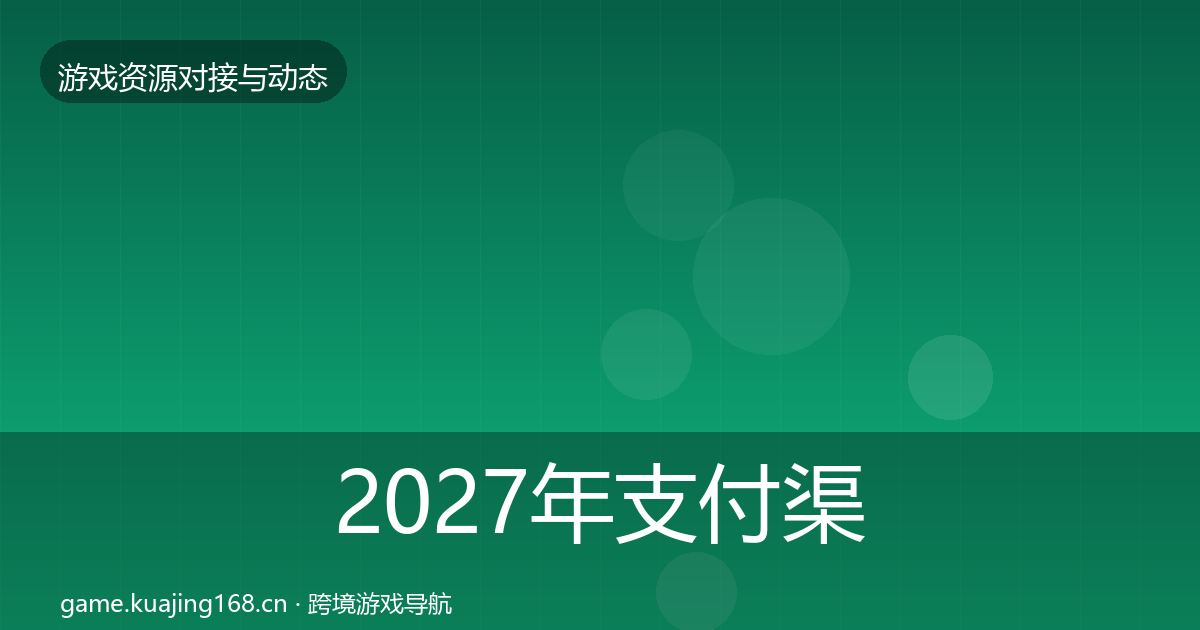 2027年支付渠道合作案例