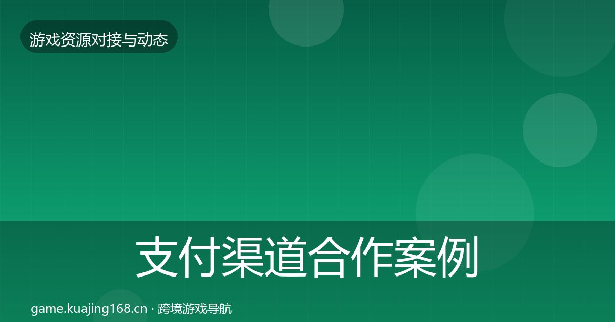 支付渠道合作案例全指南：全面