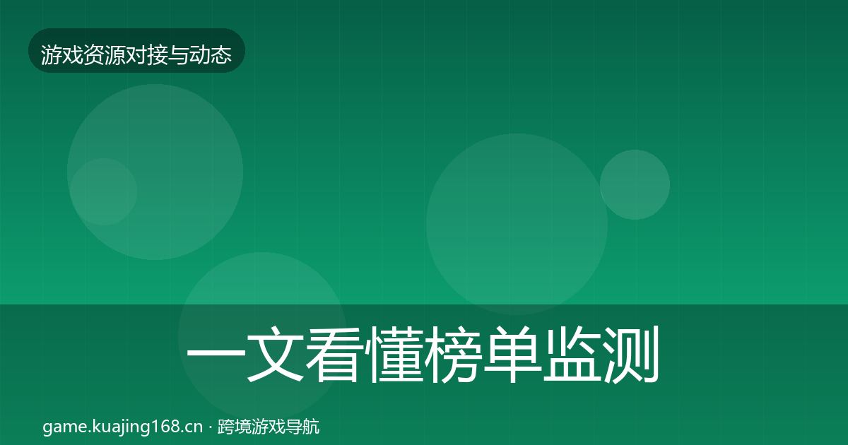 一文看懂榜单监测合作案例｜2027年