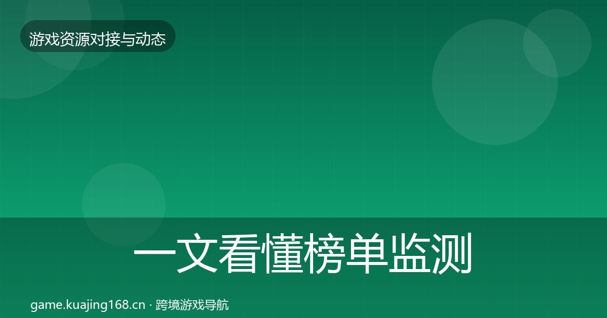 一文看懂榜单监测合作案例｜深度