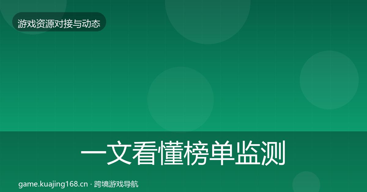一文看懂榜单监测合作案例｜实用