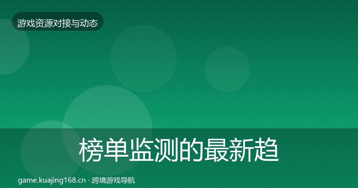 榜单监测的最新趋势(2027年)