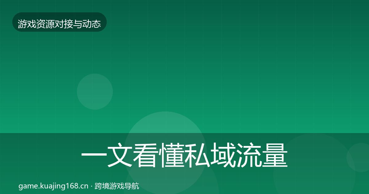 一文看懂私域流量合作动态追踪｜2027年
