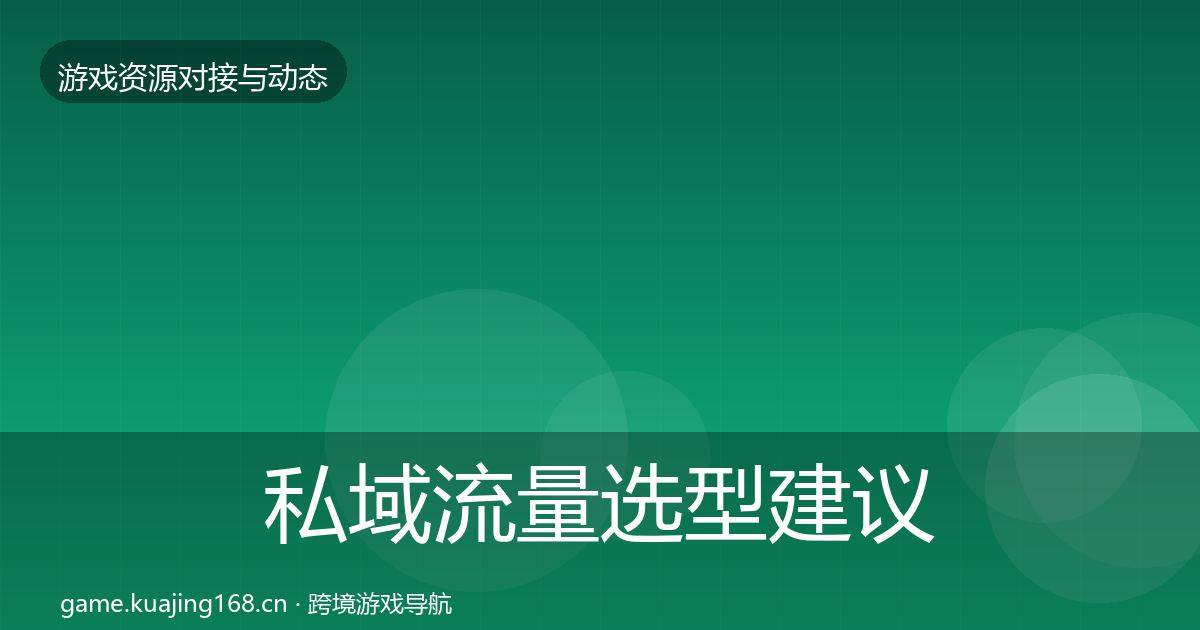 私域流量选型建议全指南：2027年