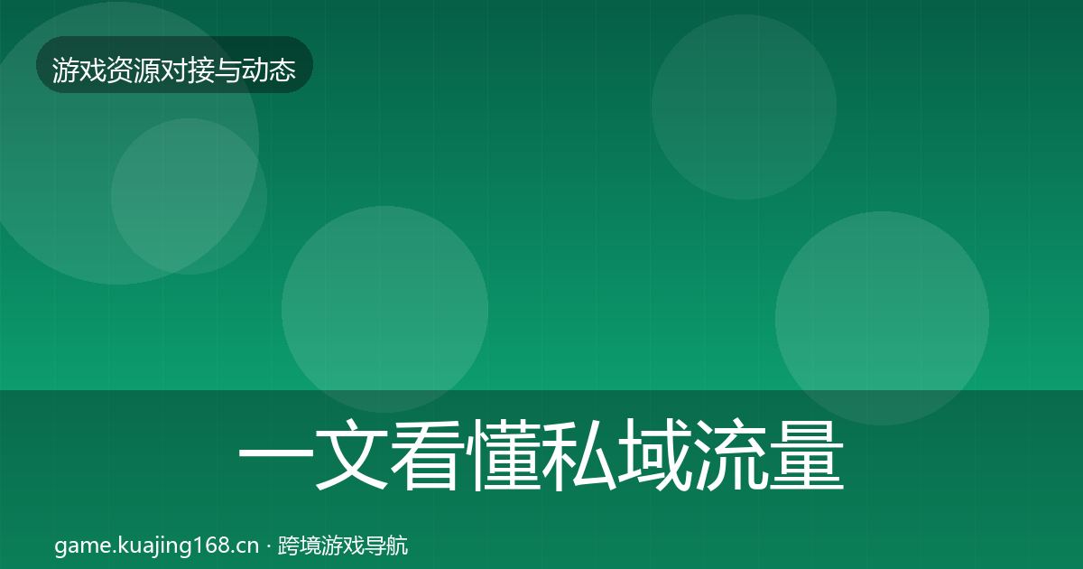 一文看懂私域流量成本结构分析｜2027年
