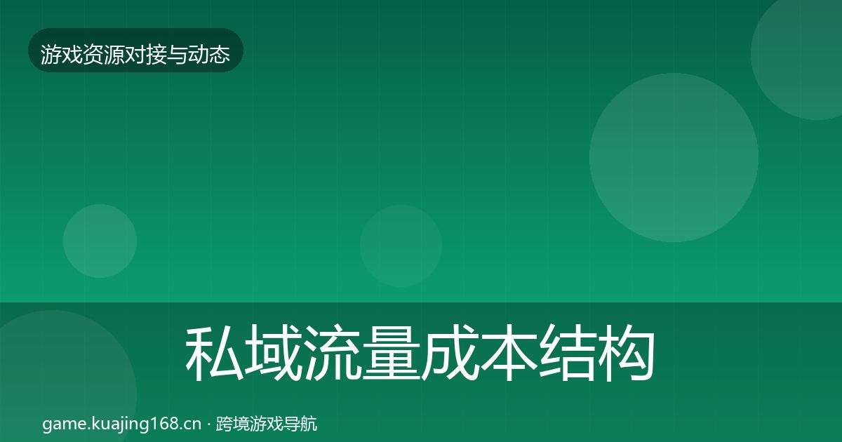 私域流量成本结构分析全指南:官方