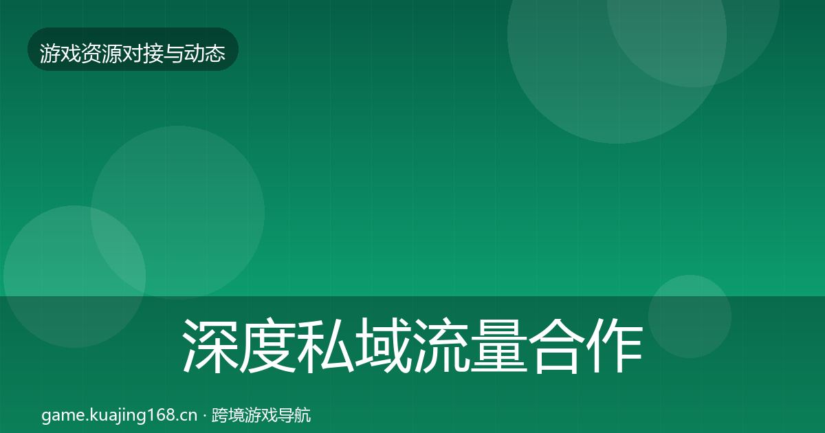 深度私域流量合作案例
