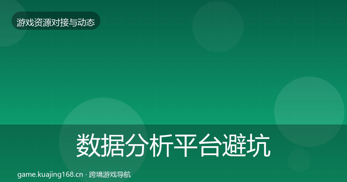 数据分析平台避坑指南实践指南·第63篇
