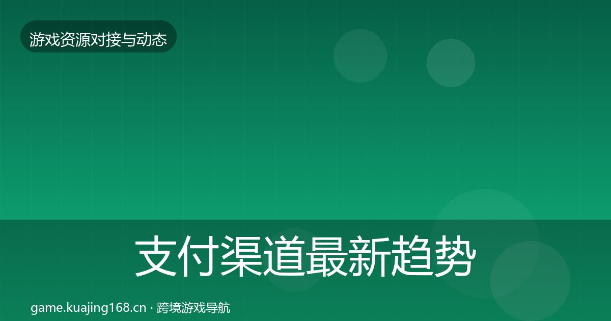 支付渠道资源对接指南全攻略·第203篇