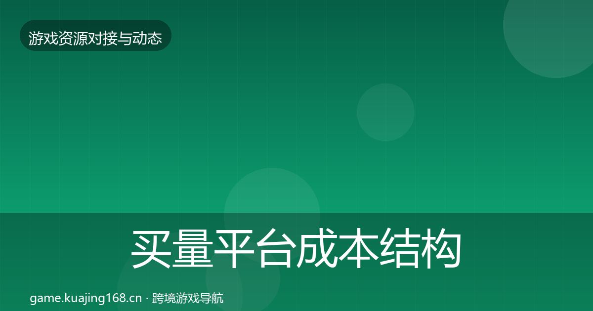 买量平台合作案例要点梳理·第231篇