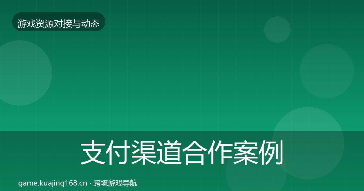 支付渠道合作案例全攻略·第353篇
