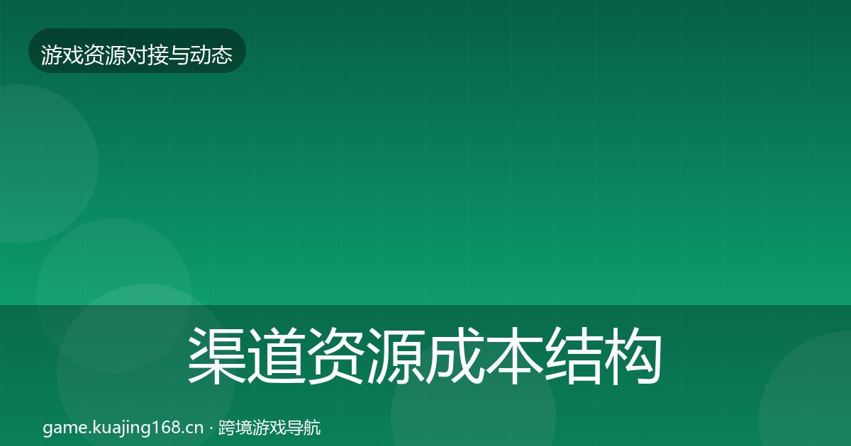 渠道资源成本结构分析实践指南·第386篇