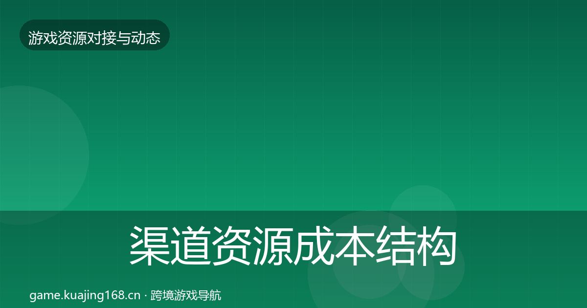 渠道资源成本结构分析实践指南·第506篇