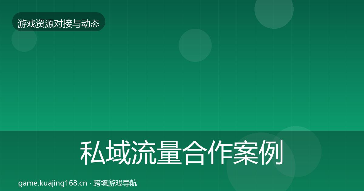 私域流量合作案例要点梳理·第755篇