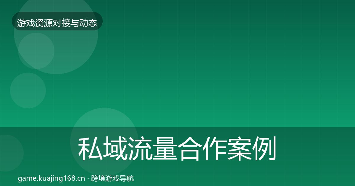 私域流量合作案例要点梳理·第795篇
