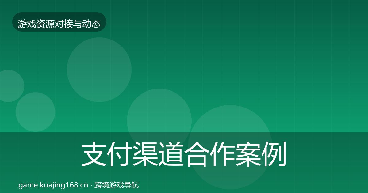 支付渠道合作案例全攻略·第873篇